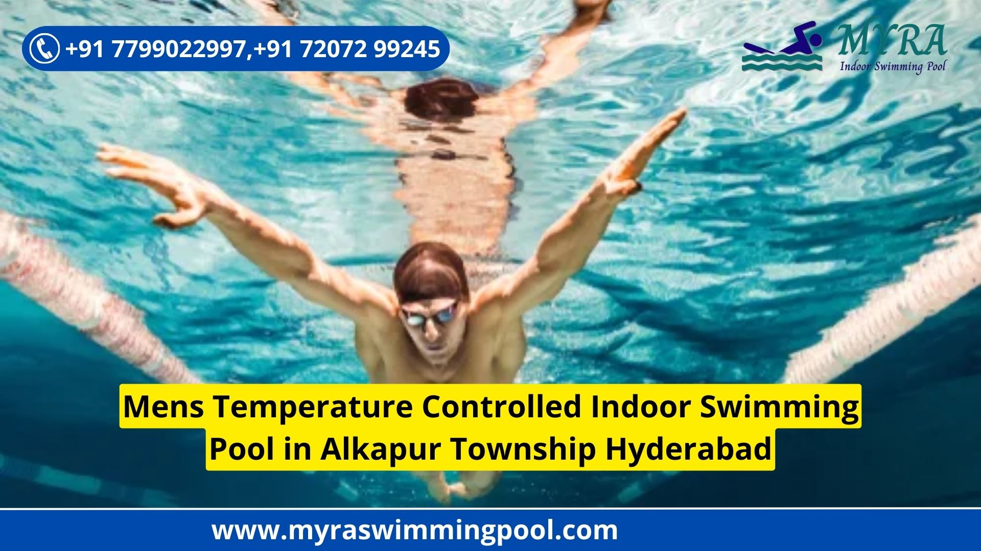 Men's Temperature Controlled Indoor Swimming Pool in Alkapur Township