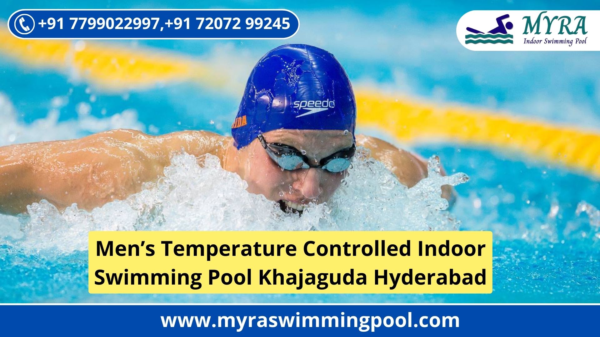Men's Temperature Controlled Indoor Swimming Pool in Khajaguda