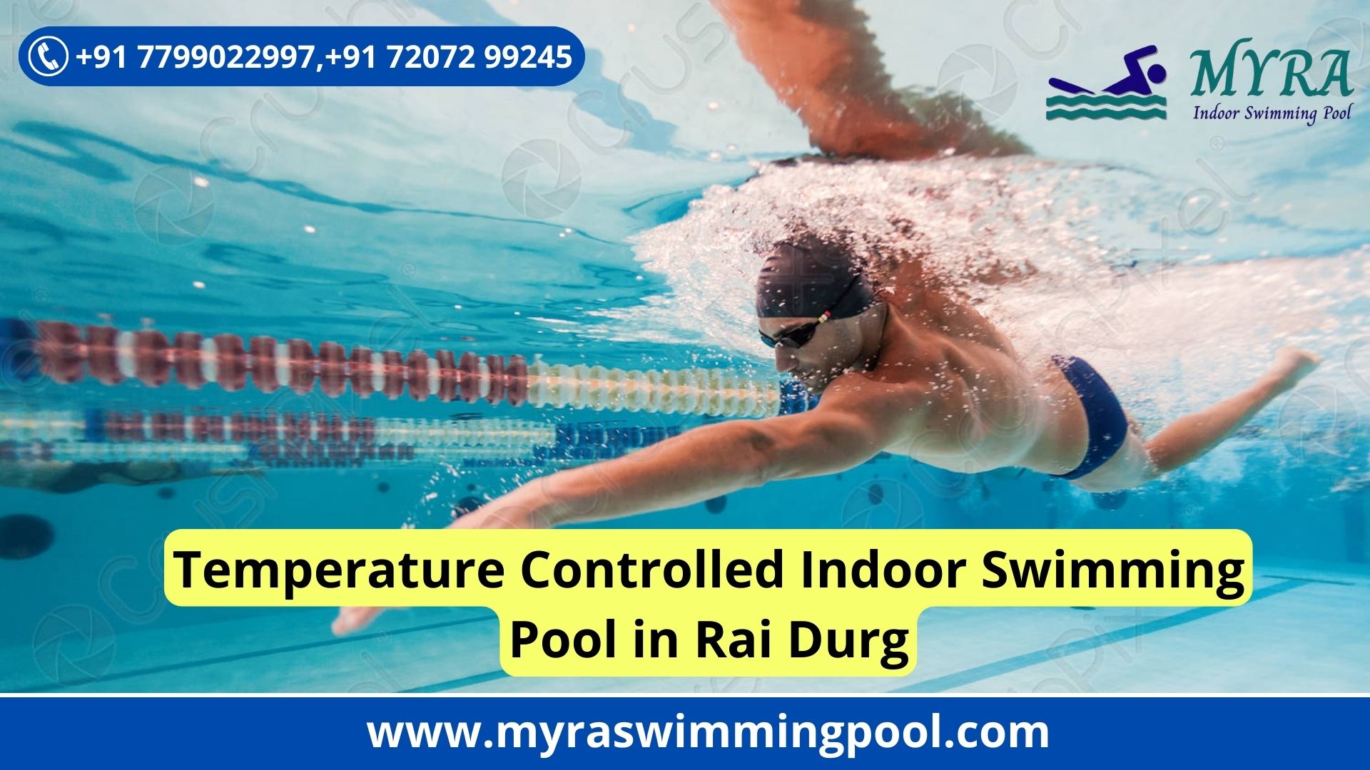 Temperature Controlled Indoor Swimming Pool Near Rai Durg
