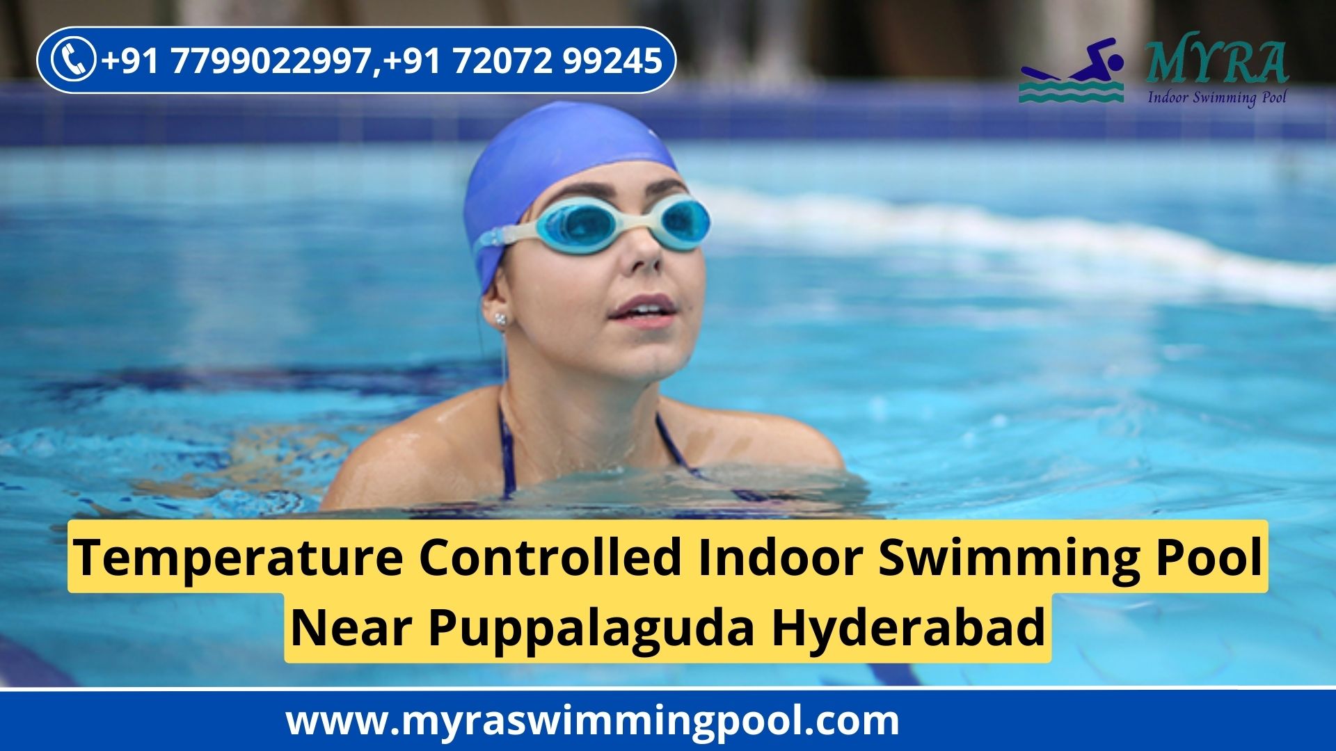 Temperature Controlled Indoor Swimming Pool Near Puppalaguda